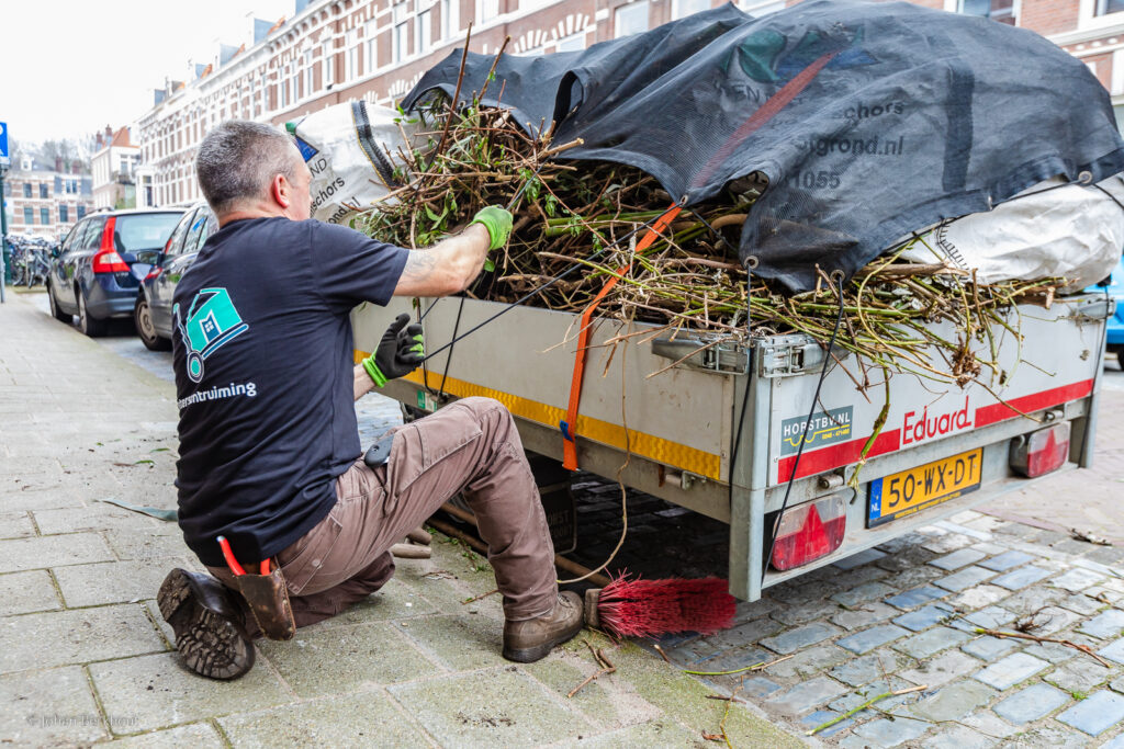 Tuin ontruimen in Den Haag